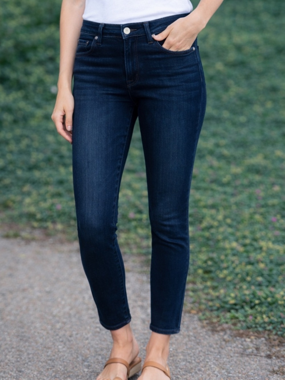 PAIGE Blue Verdugo Ultra Skinny Jeans